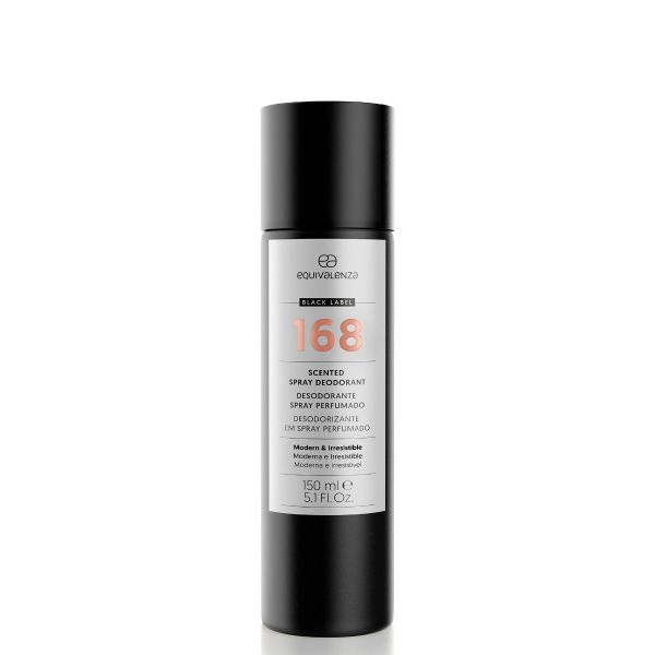 168 Black Label Deodorant - Equivalenza UK Black Label, Black Label - Deodorant, Deodorant perfumes fragrances shop