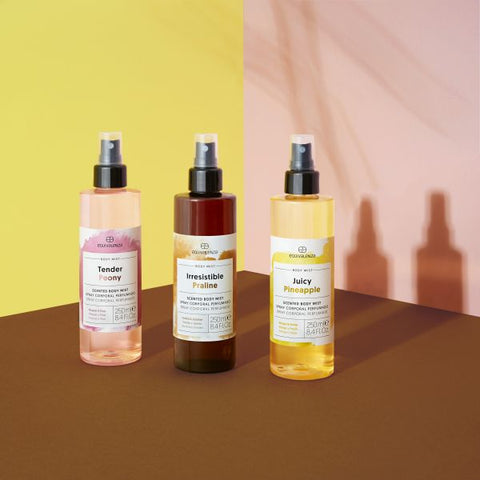 Body Mist Tender Peony (peony, thrush and pear) - Equivalenza UK Body Mists perfumes fragrances shop