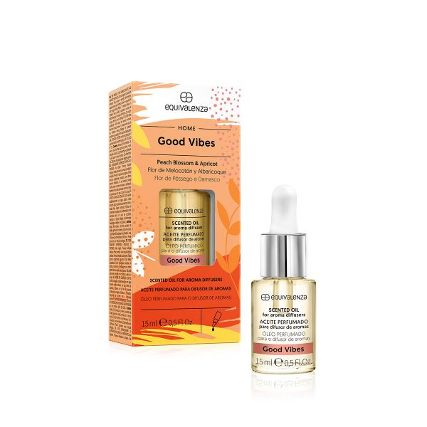 Good Vibes water-soluble perfumed oil (peach and apricot flower) - Equivalenza UK Scented Oils perfumes fragrances shop