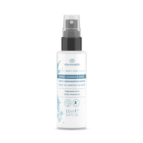 Hand cleansing spray with hyaluronic acid