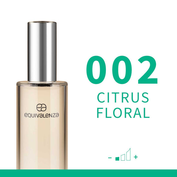 002 Citrus Floral - Equivalenza UK 002, Perfumes, Perfumes Mujer, Vital Energy, Vital Energy Womens, Women, Womens perfumes fragrances shop